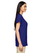 Gildan Ladies' Heavy Cotton™ T-Shirt NEON BLUE ModelSide