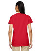 Gildan Ladies' Heavy Cotton™ V-Neck T-Shirt RED ModelBack