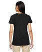 Gildan Ladies' Heavy Cotton™ V-Neck T-Shirt BLACK ModelBack