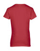 Gildan Ladies' Heavy Cotton™ V-Neck T-Shirt RED FlatBack