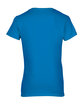 Gildan Ladies' Heavy Cotton™ V-Neck T-Shirt SAPPHIRE FlatBack