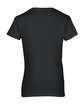 Gildan Ladies' Heavy Cotton™ V-Neck T-Shirt BLACK FlatBack