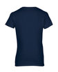 Gildan Ladies' Heavy Cotton™ V-Neck T-Shirt NAVY FlatBack