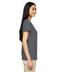Gildan Ladies' Heavy Cotton™ V-Neck T-Shirt CHARCOAL ModelSide