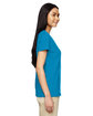 Gildan Ladies' Heavy Cotton™ V-Neck T-Shirt SAPPHIRE ModelSide