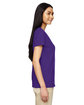 Gildan Ladies' Heavy Cotton™ V-Neck T-Shirt PURPLE ModelSide