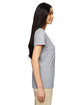 Gildan Ladies' Heavy Cotton™ V-Neck T-Shirt SPORT GREY ModelSide