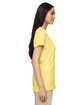 Gildan Ladies' Heavy Cotton™ V-Neck T-Shirt CORNSILK ModelSide