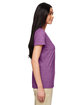 Gildan Ladies' Heavy Cotton™ V-Neck T-Shirt HTHR RDNT ORCHID ModelSide
