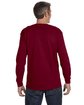 Gildan Adult Heavy Cotton™ Long-Sleeve T-Shirt GARNET ModelBack