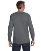 Gildan Adult Heavy Cotton™ Long-Sleeve T-Shirt charcoal ModelBack