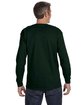 Gildan Adult Heavy Cotton™ Long-Sleeve T-Shirt forest green ModelBack