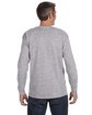 Gildan Adult Heavy Cotton™ Long-Sleeve T-Shirt SPORT GREY ModelBack