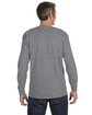 Gildan Adult Heavy Cotton™ Long-Sleeve T-Shirt GRAPHITE HEATHER ModelBack