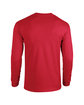 Gildan Adult Heavy Cotton™ Long-Sleeve T-Shirt red FlatBack