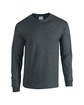 Gildan Adult Heavy Cotton™ Long-Sleeve T-Shirt dark heather OFFront