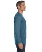 Gildan Adult Heavy Cotton™ Long-Sleeve T-Shirt INDIGO BLUE ModelSide