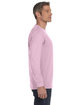 Gildan Adult Heavy Cotton™ Long-Sleeve T-Shirt light pink ModelSide