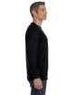 Gildan Adult Heavy Cotton™ Long-Sleeve T-Shirt BLACK ModelSide