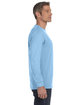 Gildan Adult Heavy Cotton™ Long-Sleeve T-Shirt LIGHT BLUE ModelSide