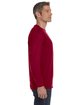 Gildan Adult Heavy Cotton™ Long-Sleeve T-Shirt CARDINAL RED ModelSide