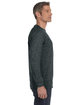 Gildan Adult Heavy Cotton™ Long-Sleeve T-Shirt DARK HEATHER ModelSide