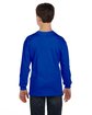 Gildan Youth Heavy Cotton™ Long-Sleeve T-Shirt royal ModelBack