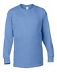 Gildan Youth Heavy Cotton™ Long-Sleeve T-Shirt CAROLINA BLUE OFFront
