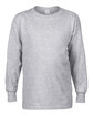 Gildan Youth Heavy Cotton™ Long-Sleeve T-Shirt sport grey OFFront