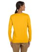 Gildan Ladies' Heavy Cotton™ Long-Sleeve T-Shirt GOLD ModelBack