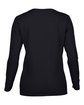 Gildan Ladies' Heavy Cotton™ Long-Sleeve T-Shirt black FlatBack
