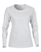 Gildan Ladies' Heavy Cotton™ Long-Sleeve T-Shirt ash grey OFFront