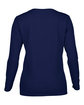 Gildan Ladies' Heavy Cotton™ Long-Sleeve T-Shirt navy OFBack