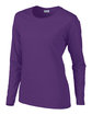 Gildan Ladies' Heavy Cotton™ Long-Sleeve T-Shirt purple OFQrt