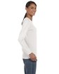 Gildan Ladies' Heavy Cotton™ Long-Sleeve T-Shirt ash grey ModelSide