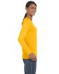 Gildan Ladies' Heavy Cotton™ Long-Sleeve T-Shirt GOLD ModelSide