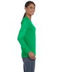 Gildan Ladies' Heavy Cotton™ Long-Sleeve T-Shirt IRISH GREEN ModelSide