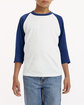Gildan Youth Heavy Cotton Three-Quarter Raglan Sleeve T-Shirt  