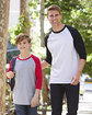 Gildan Youth Heavy Cotton Three-Quarter Raglan Sleeve T-Shirt  Lifestyle