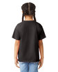 Gildan Youth Softstyle T-Shirt black ModelBack