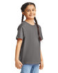 Gildan Youth Softstyle T-Shirt charcoal ModelSide