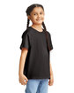 Gildan Youth Softstyle T-Shirt black ModelSide