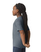 Gildan Youth Softstyle T-Shirt dark heather ModelSide