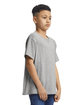 Gildan Youth Softstyle T-Shirt rs sport grey ModelSide