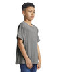 Gildan Youth Softstyle T-Shirt graphite heather ModelSide