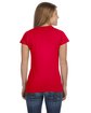 Gildan Ladies' Softstyle® Fitted T-Shirt CHERRY RED ModelBack