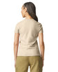 Gildan Ladies' Softstyle® Fitted T-Shirt sand ModelBack