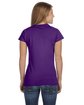 Gildan Ladies' Softstyle® Fitted T-Shirt PURPLE ModelBack