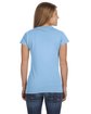 Gildan Ladies' Softstyle® Fitted T-Shirt LIGHT BLUE ModelBack