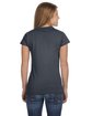 Gildan Ladies' Softstyle® Fitted T-Shirt DARK HEATHER ModelBack